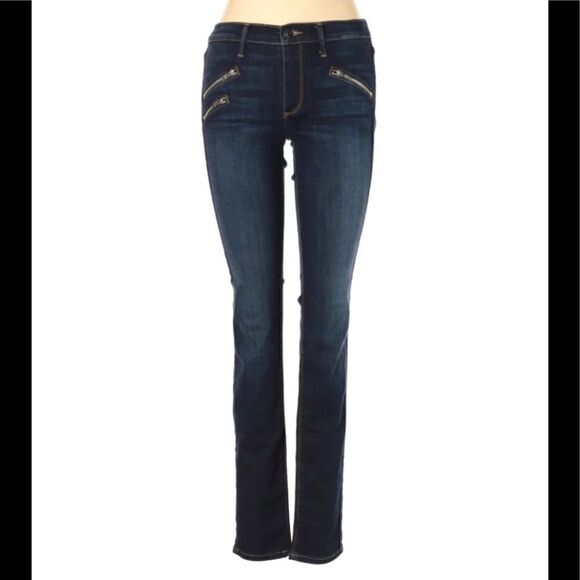 BLACK ORCHID BILLIE ZIPPER SKINNY JEAN IN THUNDER - Picture 4 of 8